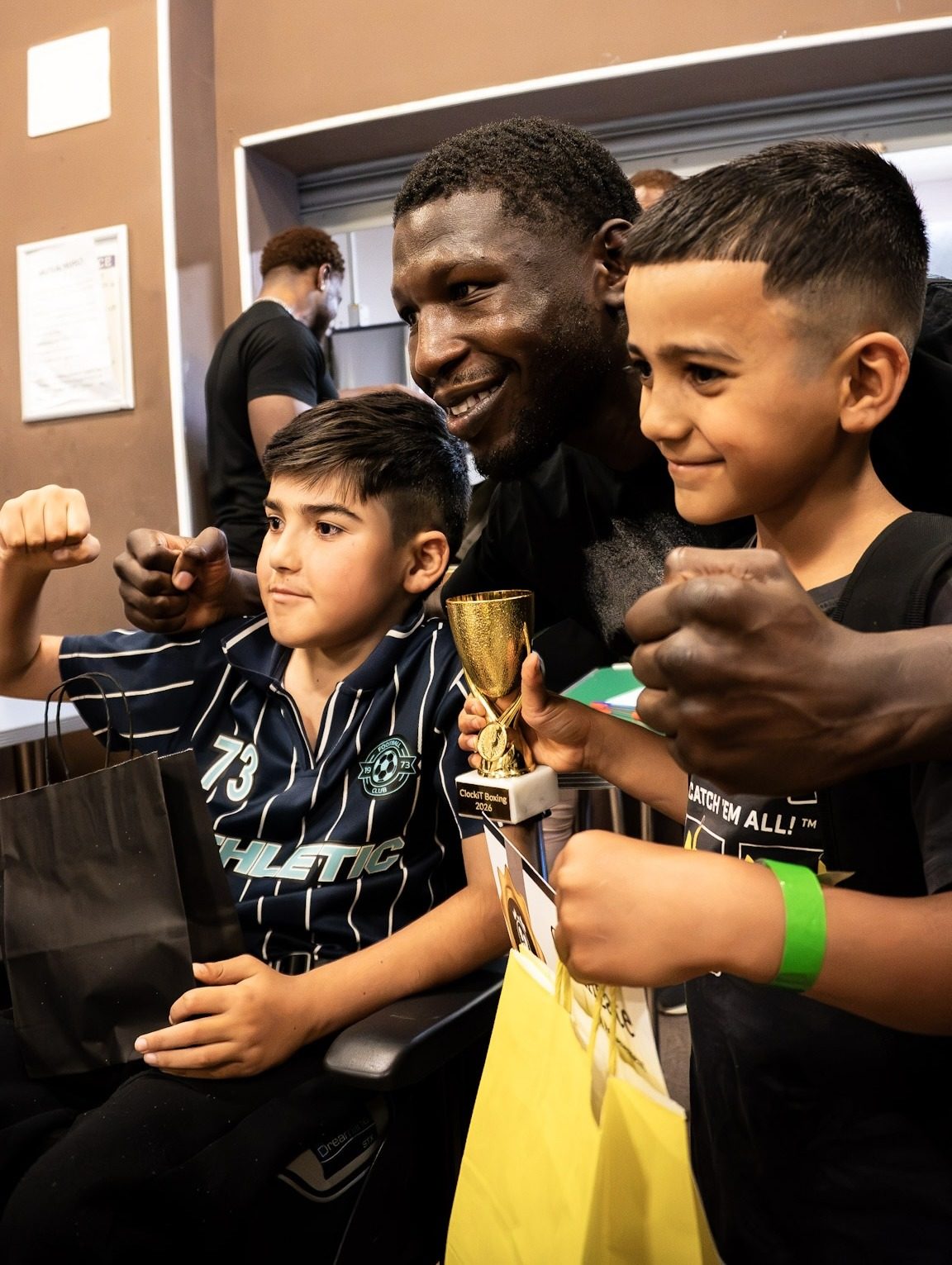 ClockiT coach working with a young person during a community session